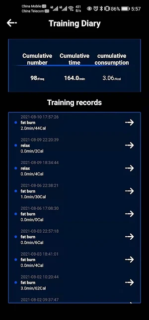 EMSFIT PRO HD Screenshot 2