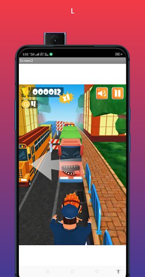 Run man 3D game Screenshot 0