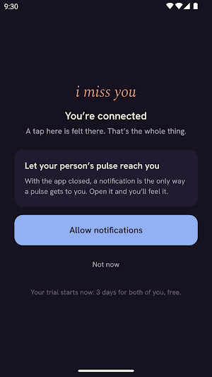 I miss you · Nalma Screenshot 1