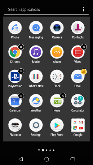 Black & White | Xperia™ Theme Screenshot 2