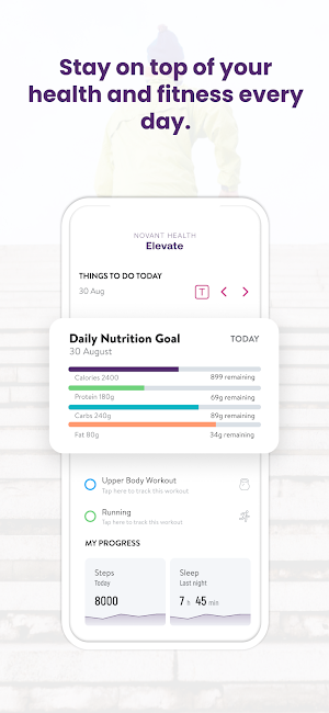 Novant Health Elevate App Screenshot 1