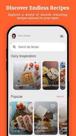 Cheforia – AI Recipe Creator Screenshot 0