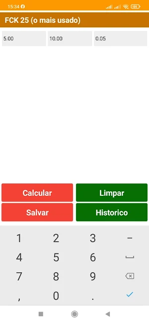 calculo de concreto Screenshot 3