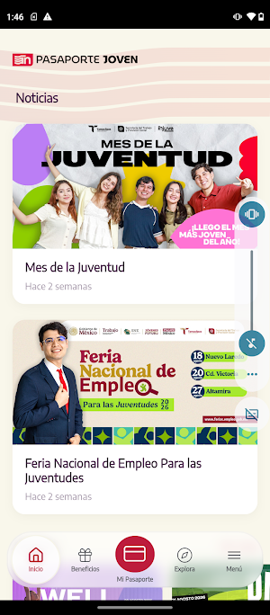 Pasaporte Joven Screenshot 2