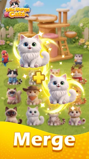 Idle Merge Cats Screenshot 0