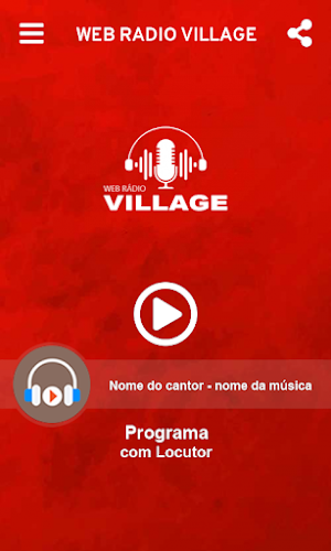 web radio village Screenshot 0