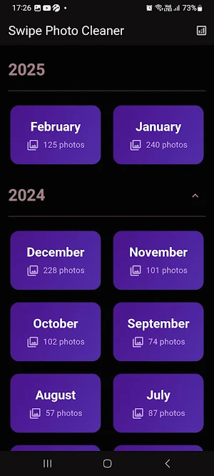 Swipe Photo Cleaner Screenshot 0