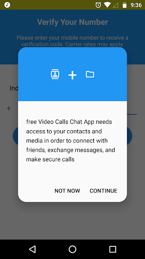 Free Video Calls Chat App Screenshot 1