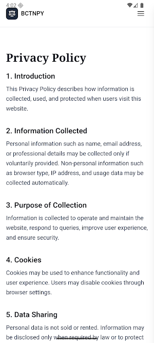 BCTNPY Election 2026 App Screenshot 3