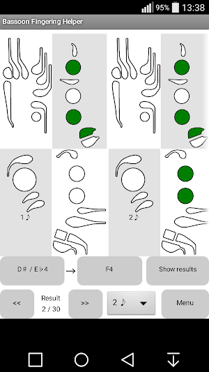 Bassoon Fingering Helper Free Screenshot 0