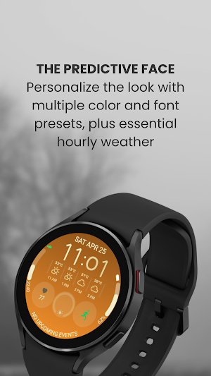 EXD188: Weather Watch Face Screenshot 1