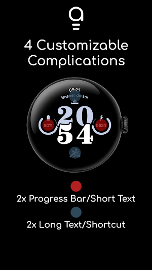 AD Classy Motion - Watch Face Screenshot 1