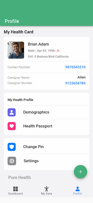 Pure Health Screenshot 1