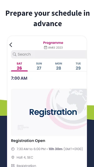 AMEE Events Screenshot 1