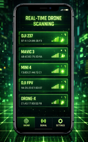 Drone Scanner Radar Detector Screenshot 1