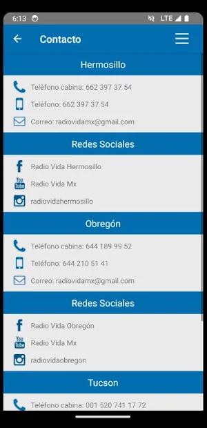 Radio Vida Mx Screenshot 3