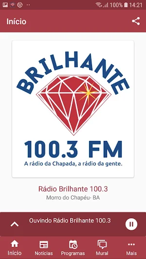 Brilhante FM 100,3 Screenshot 1