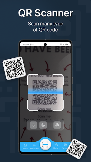 QR Code Scanner & Generator Screenshot 0