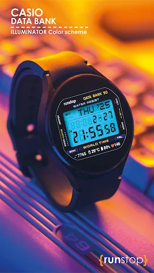 CASIO Data Bank Watch Face 2.0 Screenshot 3