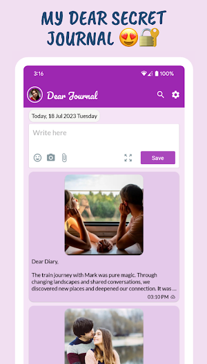 My Dear Journal: Self Talk Screenshot 0