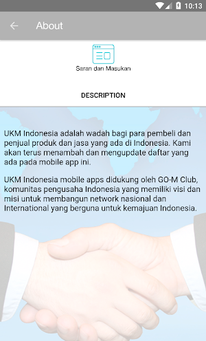 GO-M Network - UKM Indonesia Screenshot 1