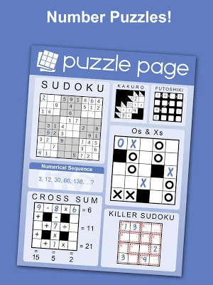 Puzzle Page - Crossword, Sudoku, Picross and more Screenshot 1
