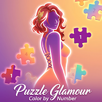 Glamour jigsaw Girls Color Fan