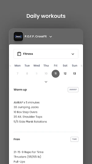 P.O.F.P CrossFit Screenshot 3