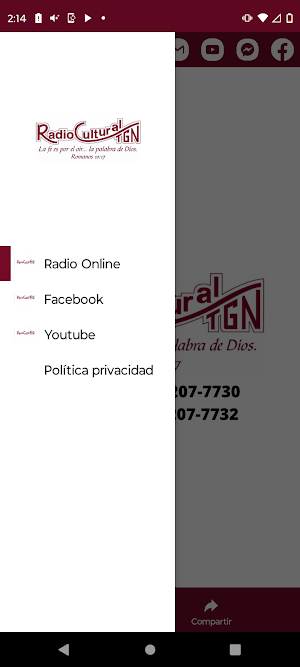 Radio cultural tgn Screenshot 1