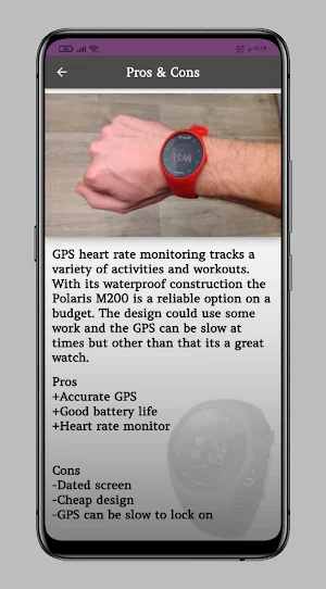 Polar M200 watch guide Screenshot 0