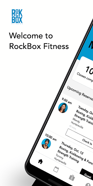 RockBox Fitness Member App Screenshot 0