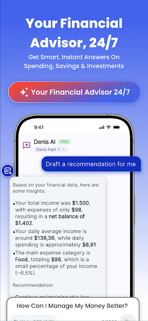 AI Money Manager & Budget Screenshot 3