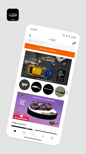 Toy Space Car Model Store Screenshot 0