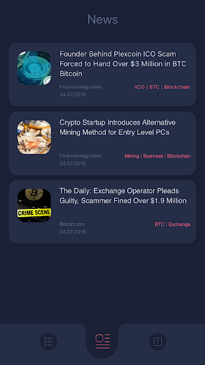 React Bitcoin Ticker Screenshot 2