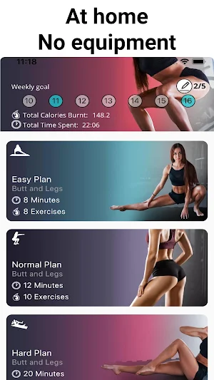 Leg, Thigh, Quad Workouts - Leg Exercises at home Screenshot 1