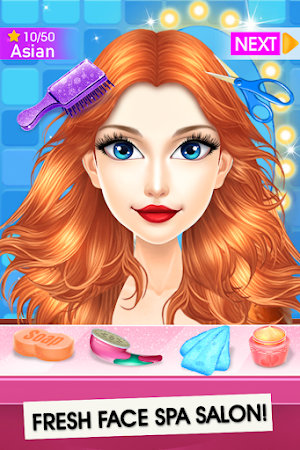 Hairstyles Makeover Girls Game Screenshot 0