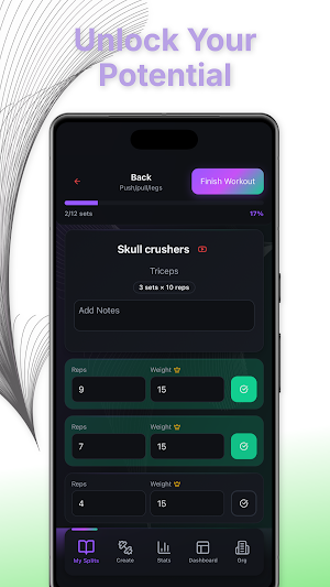 DayOne - Fitness planner Screenshot 2