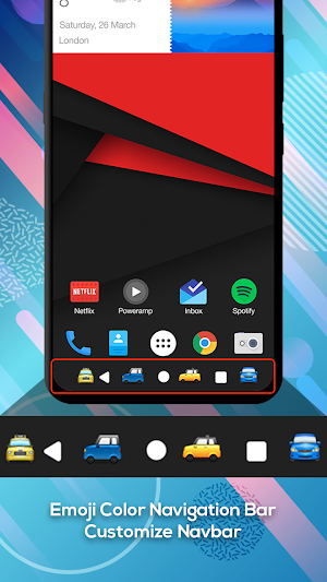 Emoji Color Navigation Bar - Customize Navbar Screenshot 0