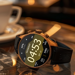 Key WF43 Digital Watch Face Screenshot 3
