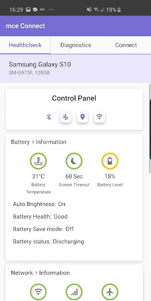 mce Connect Screenshot 1