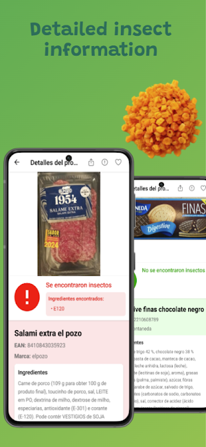 Food Insect Scanner Screenshot 1