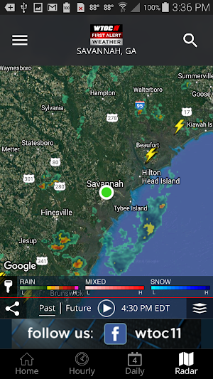 WTOC First Alert Radar Screenshot 3
