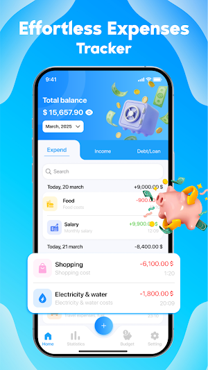 Budget Tracker - Money Manager Screenshot 1