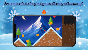 Crazy Snow Skier: Platformer Screenshot 2