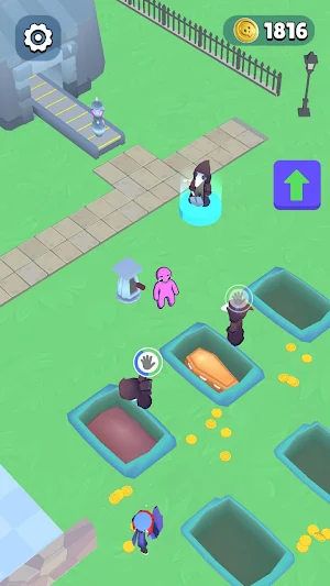 Creepy Idle: Tomb Park Tycoon Screenshot 3