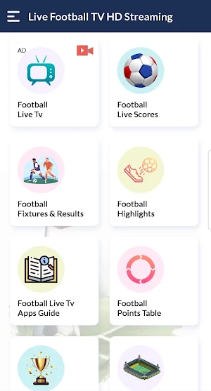 Live Football TV HD Streaming Screenshot 0