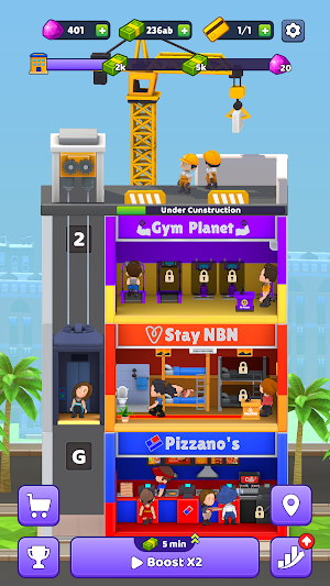 Idle Rent Tower Screenshot 3