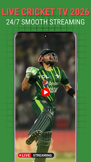 Live Cricket TV - T20 WC 2026 Screenshot 1