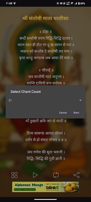Santoshi Mata Chalisa Audio Screenshot 3