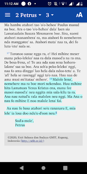 Dela-Oe Nale Bible App Screenshot 3